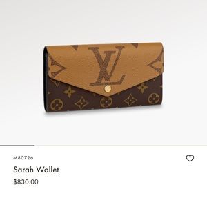 LV Sarah wallet